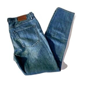 Madewell High Rise Skinny Ankle Jeans Women's 29 Blue Medium Wash Denim‎ EUC